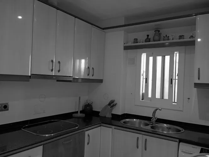 Foto de cocina en un piso en alquiler
